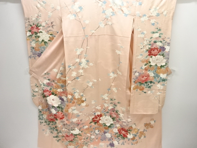 花模様刺繍振袖